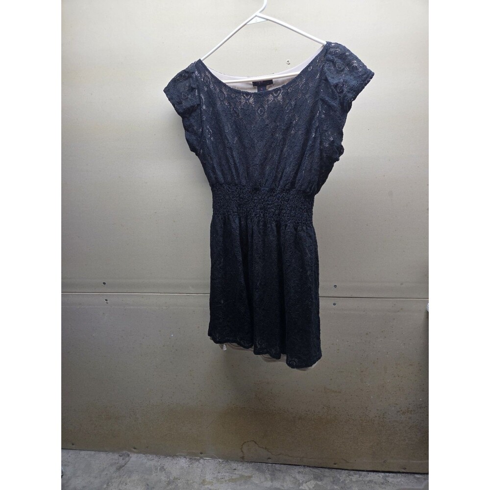 Its Pink Women's Dress Size XLarge Navy Blue Lace